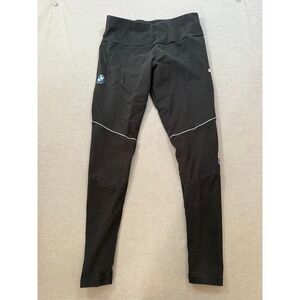 Puma x BMW Motorsport Black White Trim Leggings Athleisure Size M 26X26.